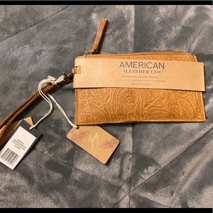 American Leather Co Wristlet
